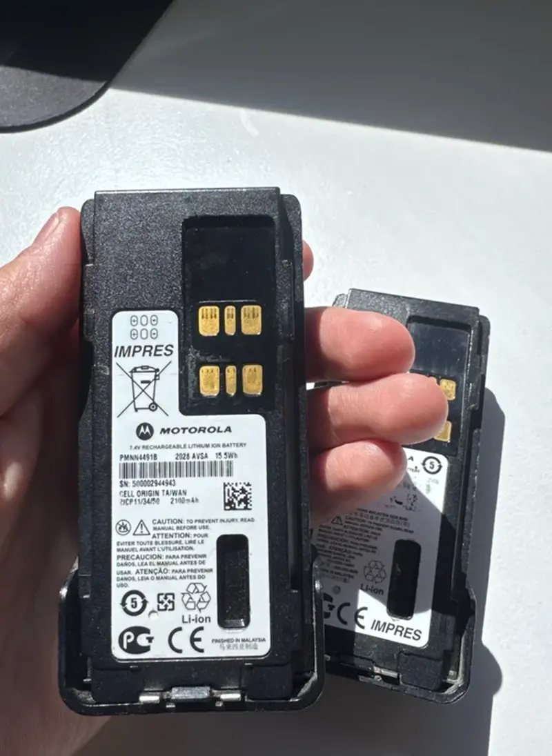 baterías originales Motorola