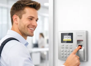 controlador de puertas Hikvision